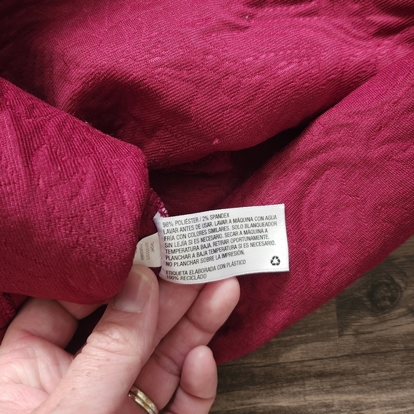 Oshkosh 18 Month Quilted Floral Textured Sleeveless Dress - Picture 4 of 4